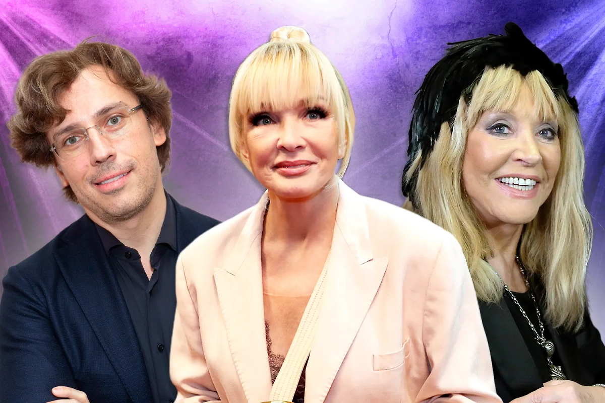 Зачем Вайкуле этот позор? Дряхлые звёзды, пустые залы и пошлые шутки. Коллаж © Life.ru. Обложка © ТАСС / Антон Новодережкин, Артём Геодакян, Вадим Тараканов