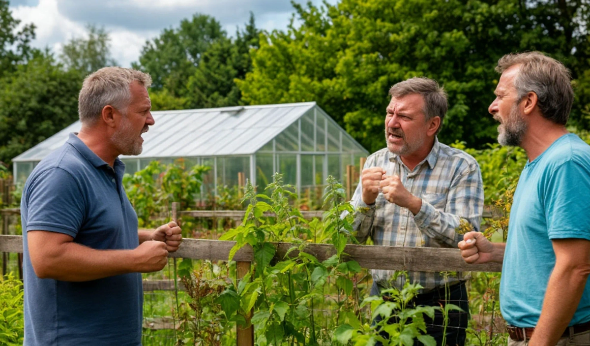Соседские иски на даче: за что могут подать в суд в 2025 году. Обложка © «Шедеврум»