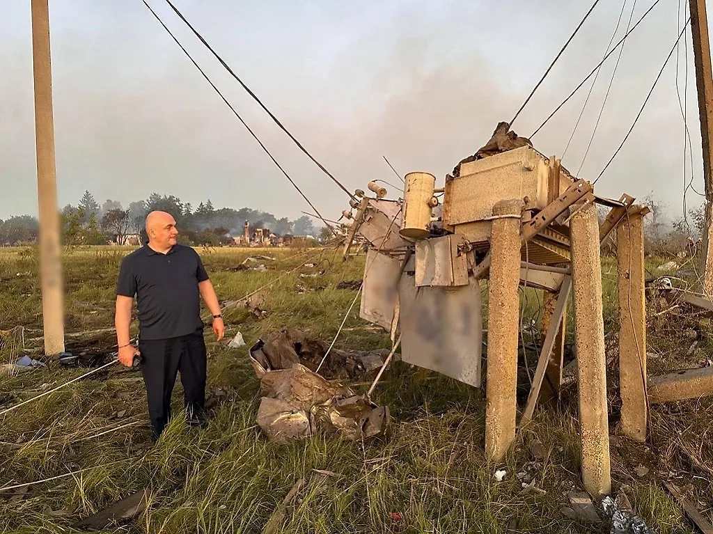 Последствия взрывов в Житомире. Обложка © Telegram / zhytomyr