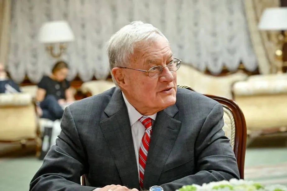 Кит Келлог на встрече с Лукашенко. Обложка © Сайт президента Белоруссии