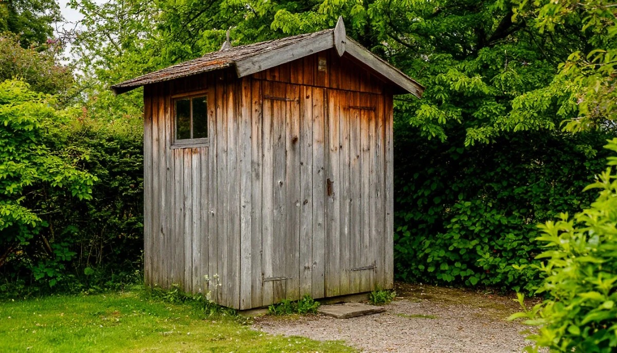 Дачный туалет. Обложка © Шедеврум / Life.ru
