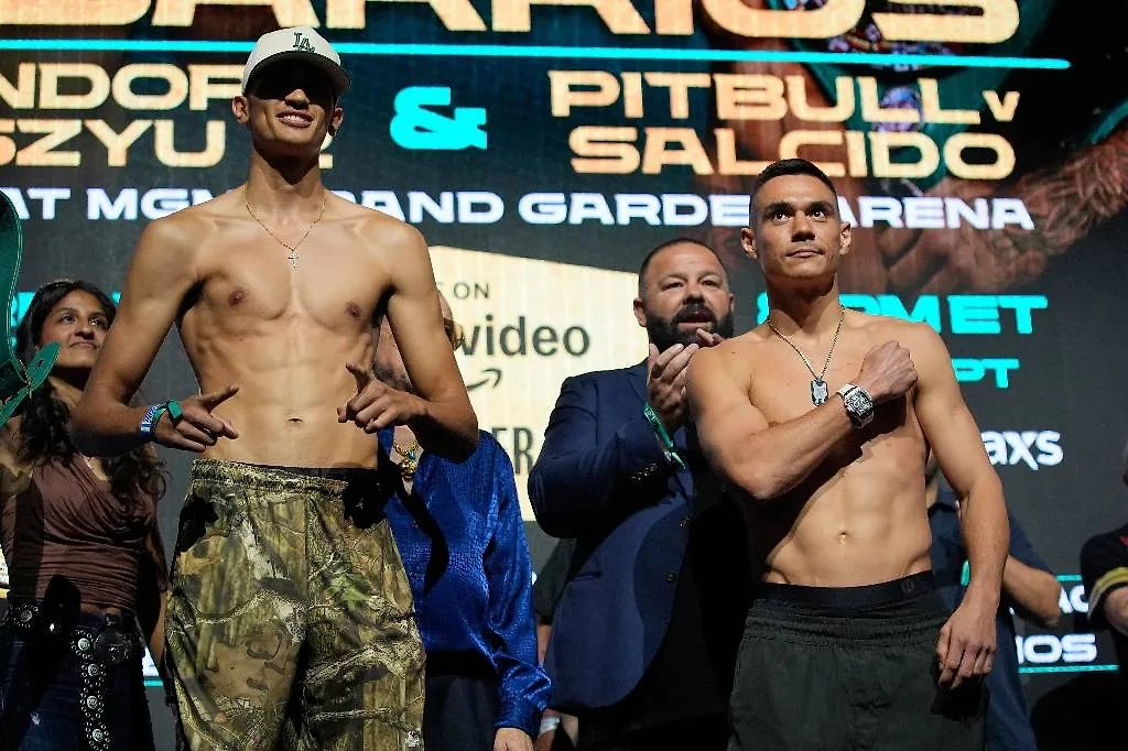 Себастьян Фундора и Тим Цзю. Обложка © ТАСС / AP