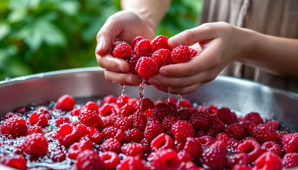 Малину нельзя мыть под горячей водой. Обложка © «Шедеврум» / Life.ru