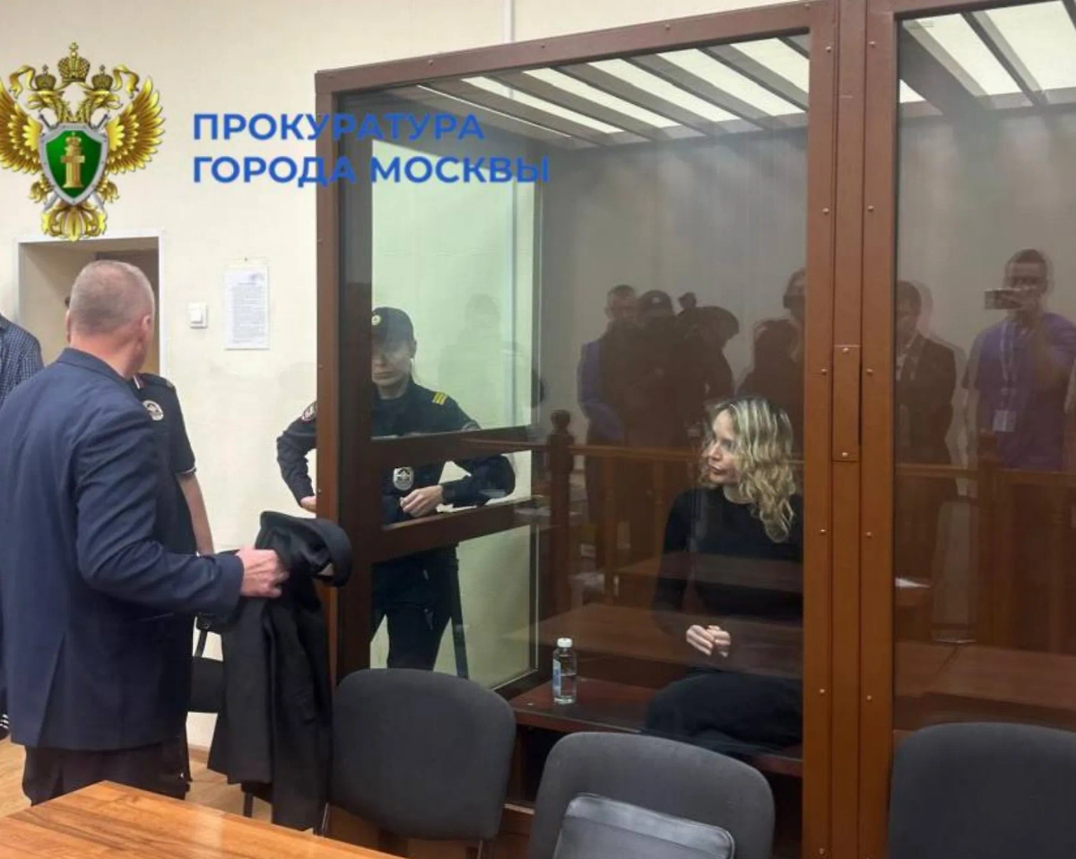 Спиридонова на суде. Фото © Telegram / Прокуратура Москвы
