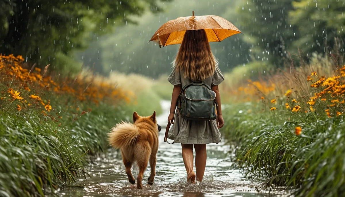 Сокращайте время выгула собак в дождливую погоду. Обложка © «Шедеврум» / Life.ru