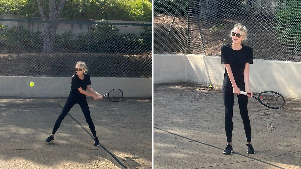 Рената Литвинова на спорте. Фото © Telegram / Рената Литвинова