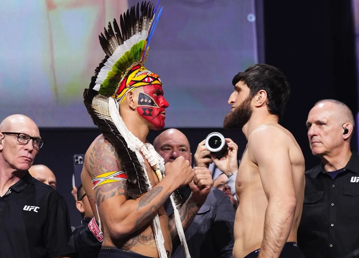 Алекс Перейра и Магомед Анкалаев перед первым боем в UFC. Обложка © UFC Eurasia