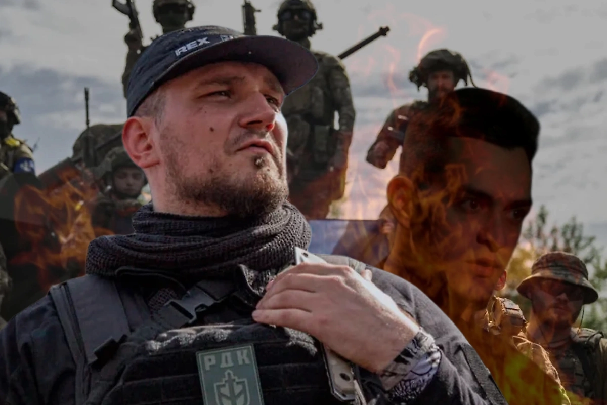 Главарь РДК* Кирилл Капустин** оплакивал уничтоженного соратника. Обложка © Коллаж © Life.ru, фото © Фото © Getty Images / Narciso Contreras, Muhammed Enes Yildirim, © YouTube / 5канал