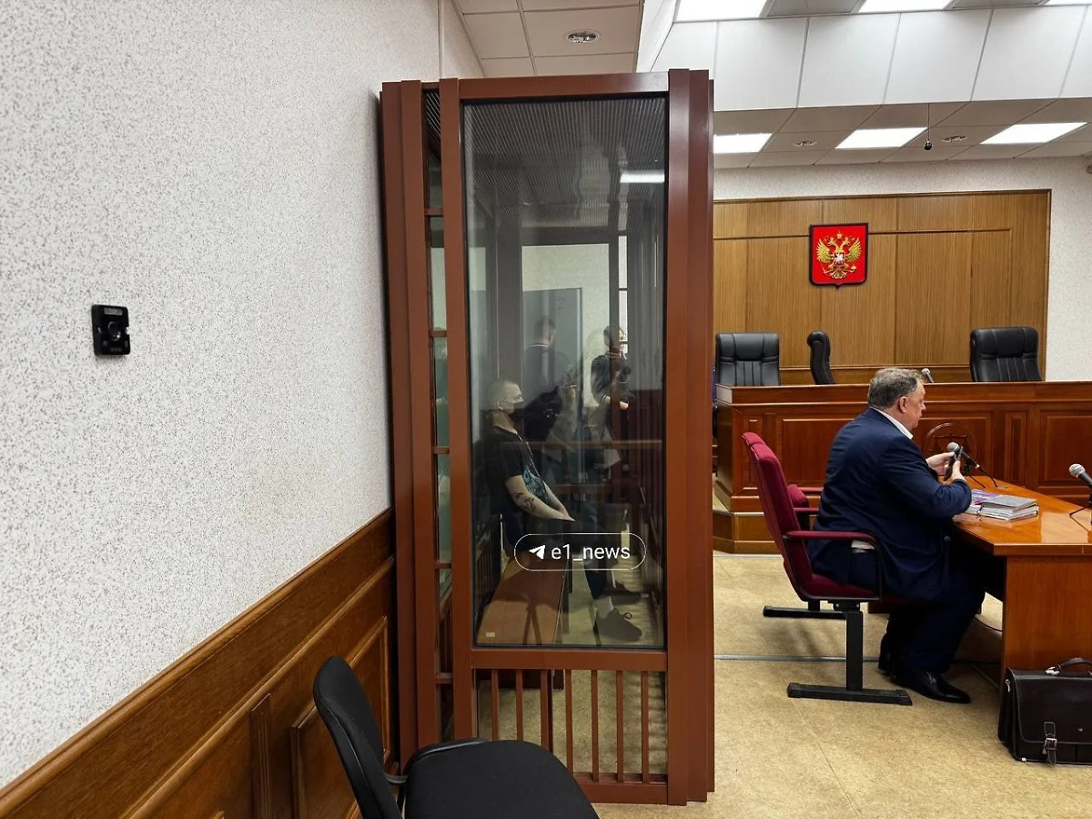 Заседание в Екатеринбурге по делу 22-летнего Никиты Манаенкова. Фото © e1.ru