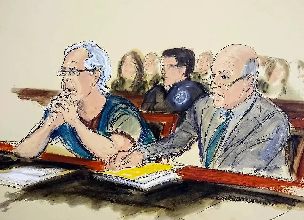 Суд на Джефрри Эпштейном. Обложка © ТАСС / AP