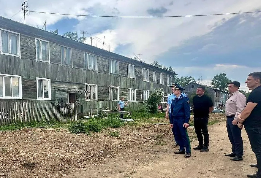 Место гибели мальчика. Фото © Telegram / Прокуратура Хабаровского края