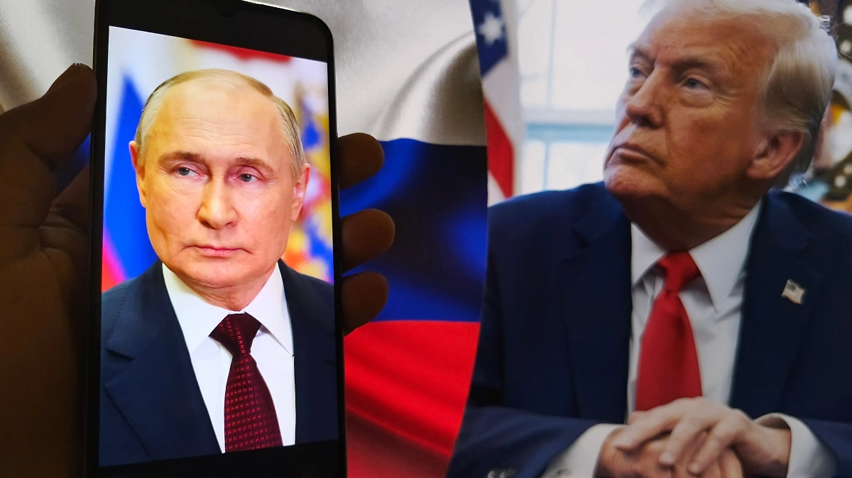 Дональд Трамп и Владимир Путин. Обложка © Shutterstock / FOTODOM /Mijansk786