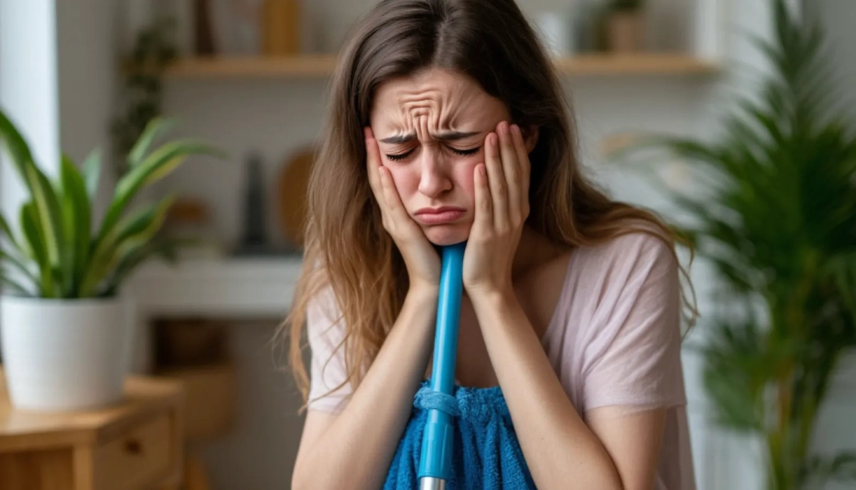 О каких проблемах с психикой говорит желание каждый день мыть полы. Фото © «Шедеврум»