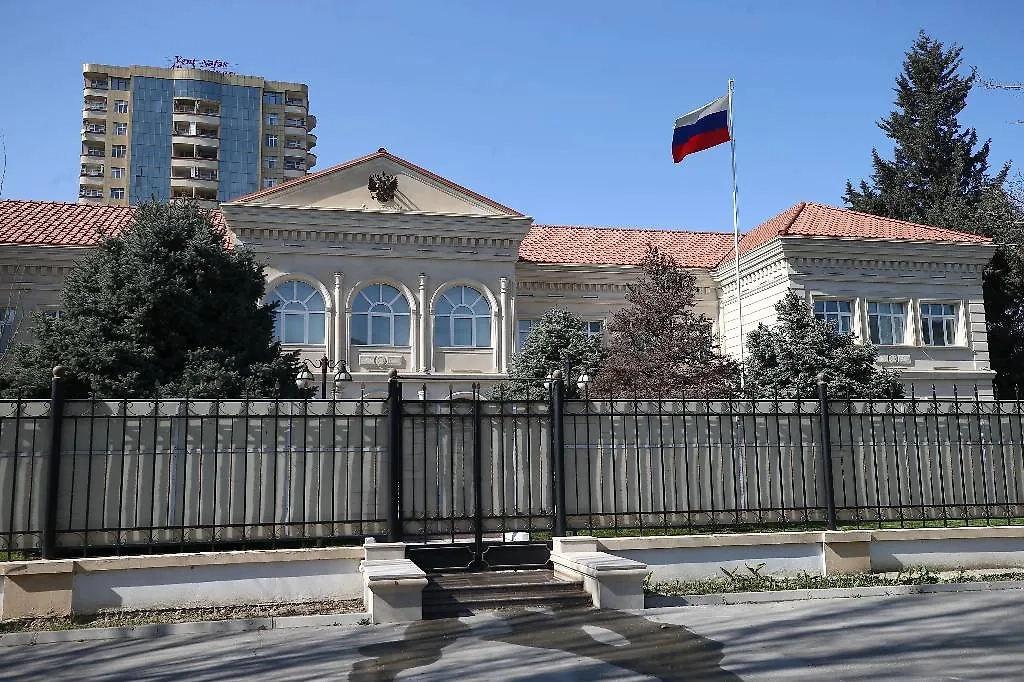 Посольство России в Азербайджане. Обложка © ТАСС / Егор Алеев