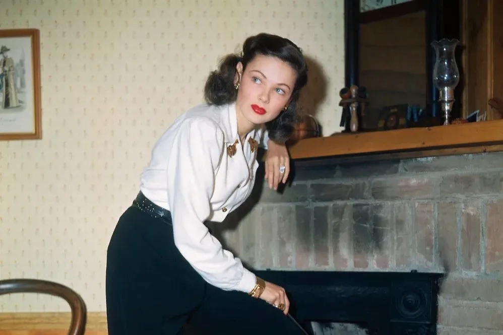 Джин Тирни — одна из актрис, встречавшихся с Джоном Кеннеди. Фото © Gettyimages / Bettmann