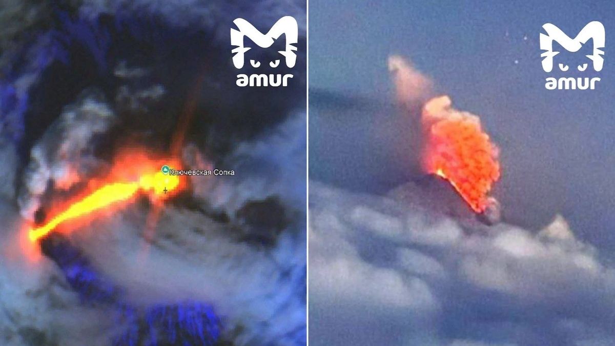 Ключевая Сопка. Фото © Telegram / Amur Mash