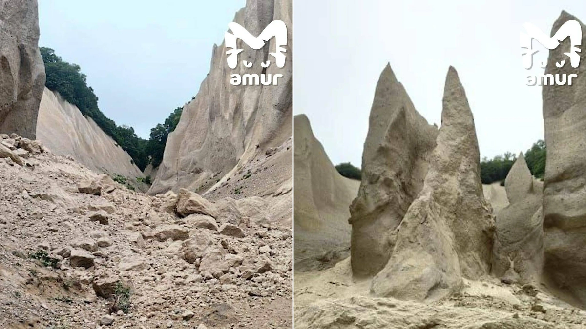 Разрушенные Кутхины баты на Камчатке. Фото © Telegram / Amur Mash