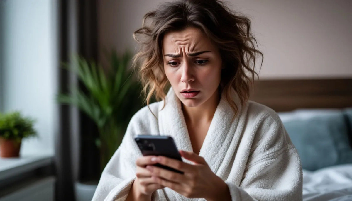 Женщина сидит в домовом чате. Обложка © Шедеврум / Life.ru