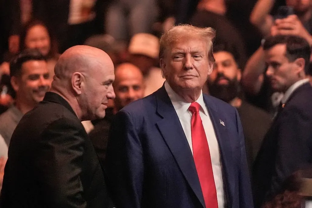Глава UFC Дана Уайт и Дональд Трамп. Обложка © AP Photo/Frank Franklin II