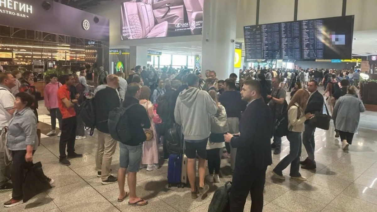 Пассажиры в Шереметьево. Обложка © SHOT