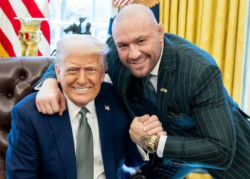 Дональд Трамп и Конор Макгрегор. Обложка © Х / Conor McGregor