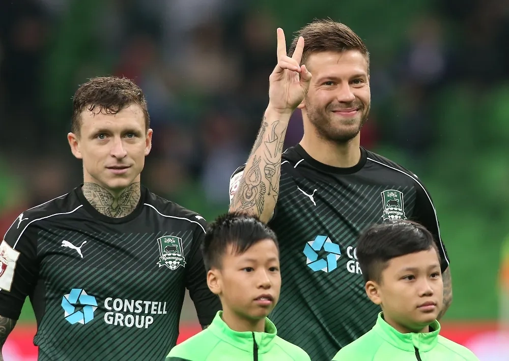 Павел Мамаев и Фёдор Смолов. Обложка © РИА Новости / Виталий Тимкив