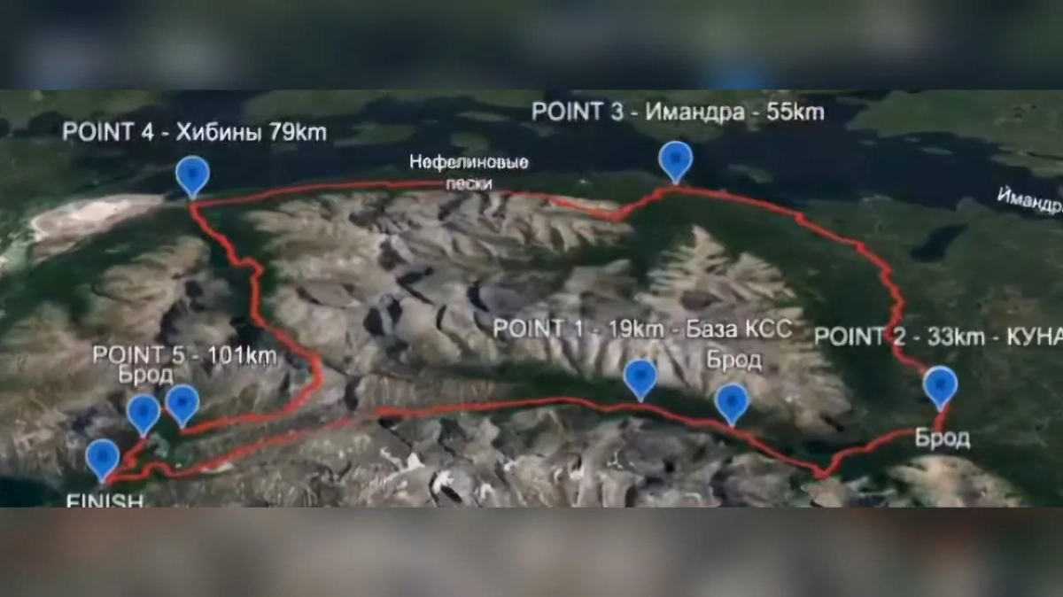 Маршрут спортфеста. Фото © Telegram / Mash