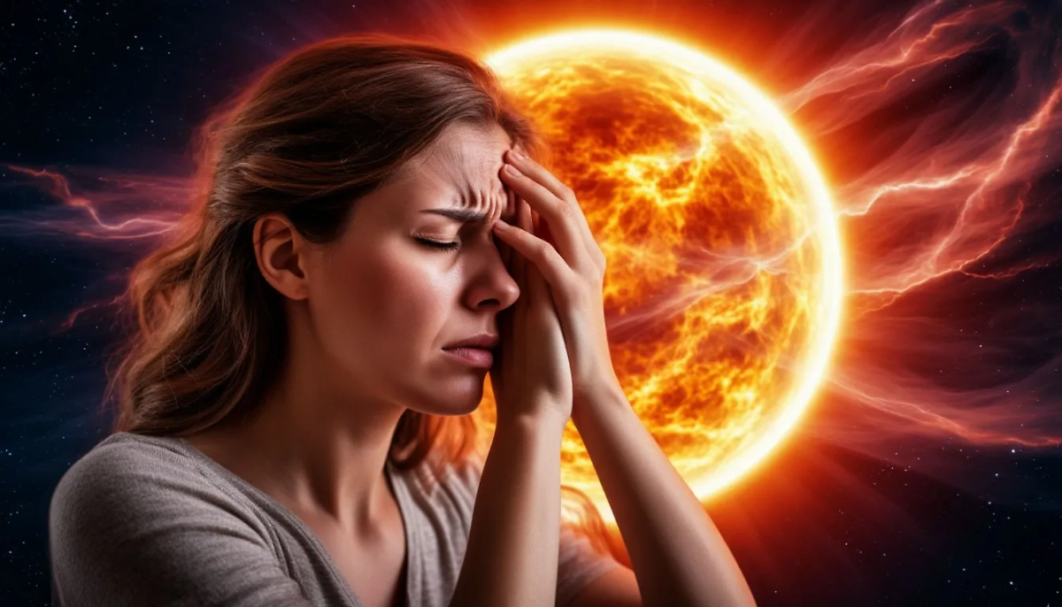 Магнитные бури сегодня — это не выдумка СМИ, а реальный фактор риска для людей с хроническими заболеваниями. Обложка © «Шедеврум»