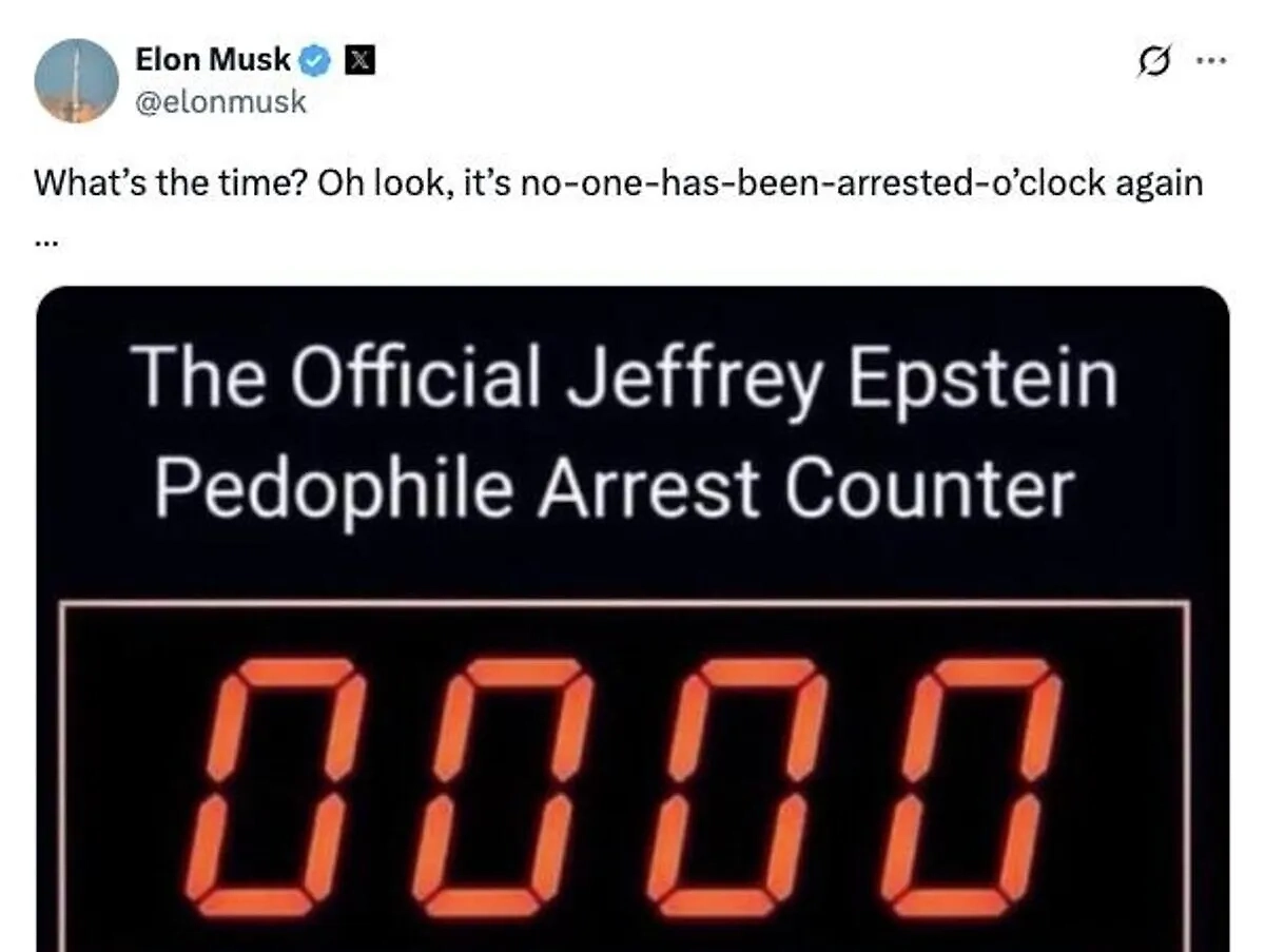 Пост, опубликованный Маском в соцсети X. Фото © X / Elon Musk