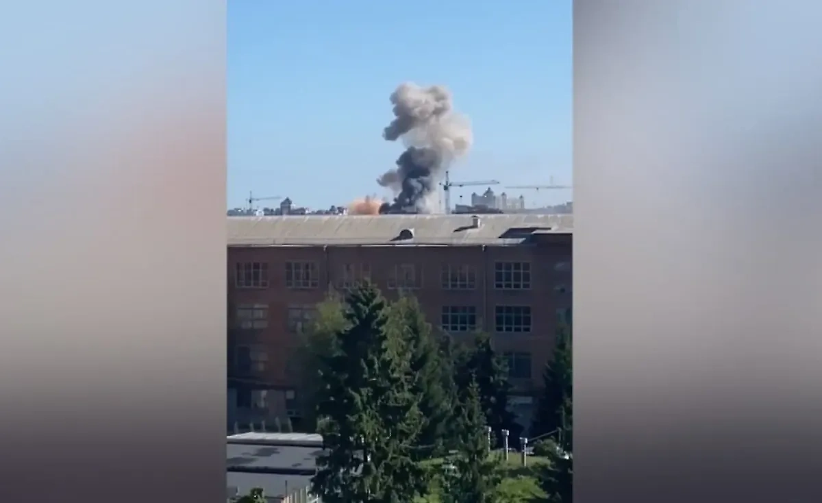 Прилёт по ТЦК в Полтаве. Обложка © SHOT