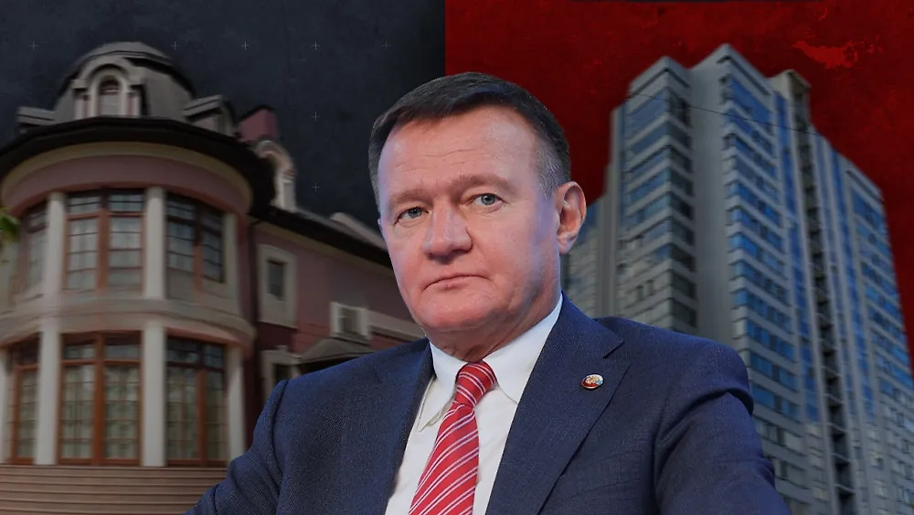 Особняки, пентхаусы и бизнес: на что жила семья экс-главы Минтранса Старовойта. Коллаж © Life.ru Фото © ТАСС / Александр Щербак, © onrealt.ru, © 2gis