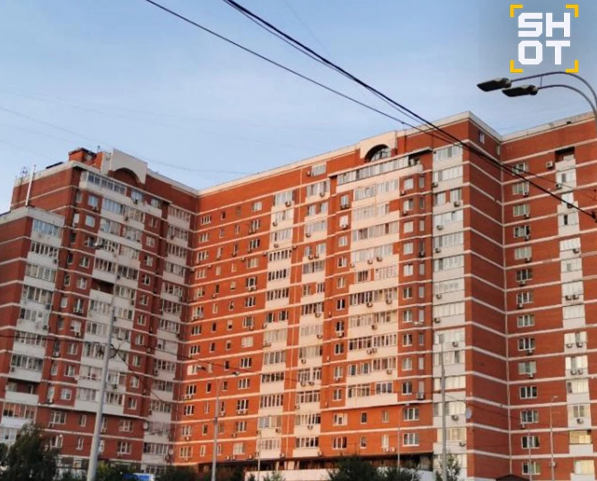 Дом, где находится квартира Мерзликиных. Фото © Telegram /SHOT