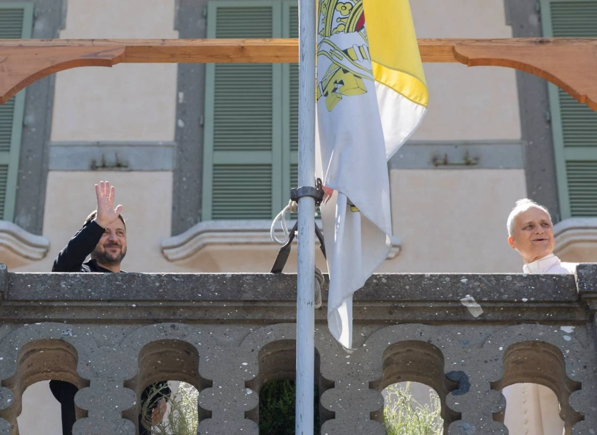 Зеленский и папа римский. Фото © president.gov.ua