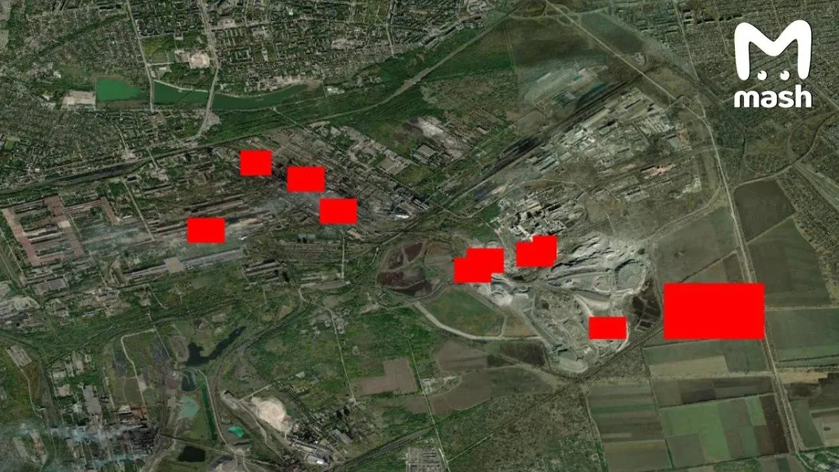 Цели массированного удара ВС РФ по Украине. Фото © Mash