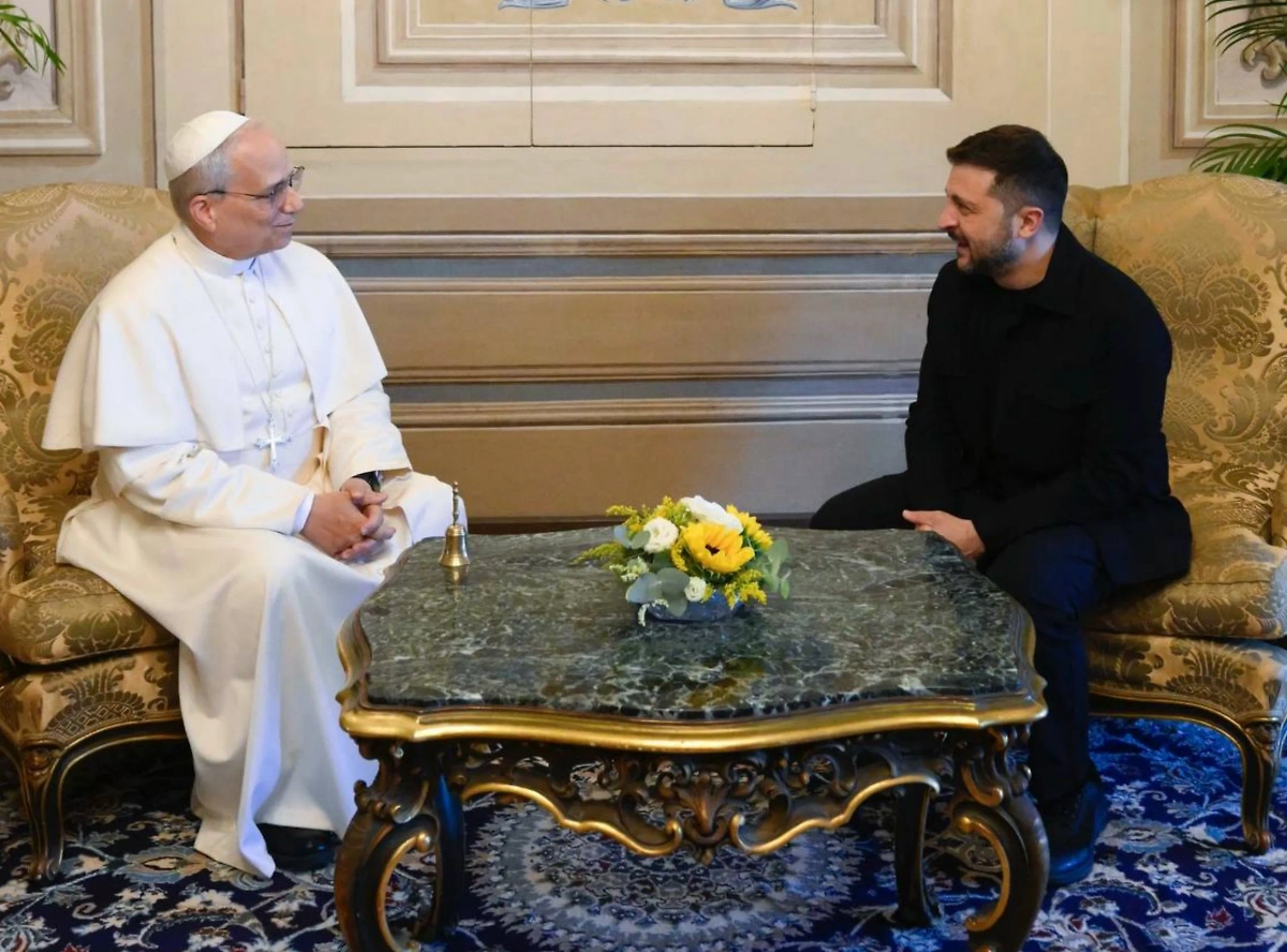 Зеленский и папа римский. Фото © president.gov.ua