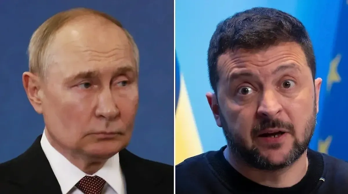 Владимир Путин и Владимир Зеленский. Обложка © Life.ru, © Shutterstock / FOTODOM / Alexandros Michailidis