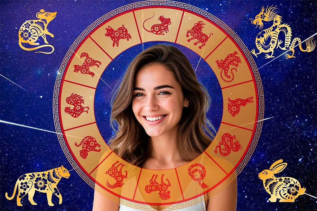 В китайском гороскопе есть 12-летний цикл годов. По году рождения вам присваивается знак. Обложка © Коллаж © Life.ru, фото © Shutterstock / FOTODOM / AstroStar, © «Шедеврум»