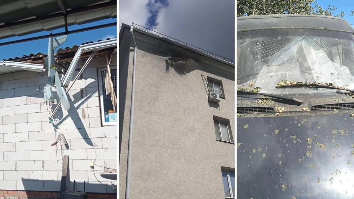 Последствия атаки ВСУ. Фото © Telegram / Настоящий Гладков