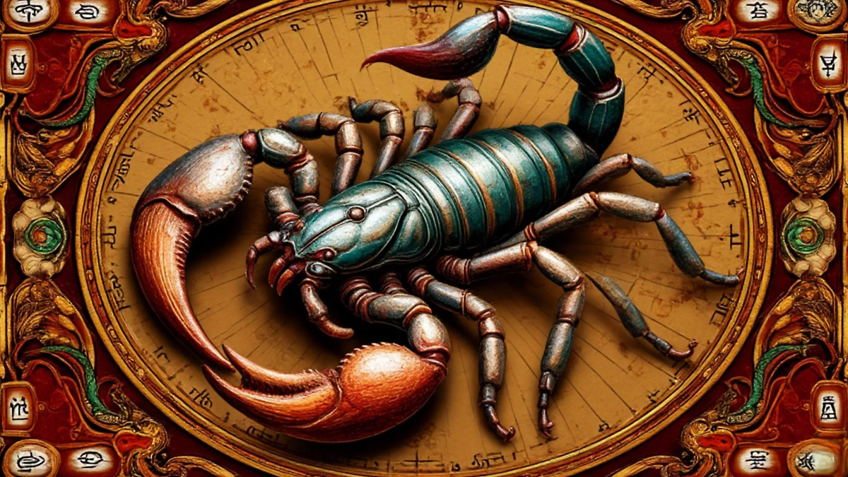 Знак тибетского гороскопа Скорпион. Мало общего имеет со знаком зодиака Скорпион. Фото © «Шедеврум»