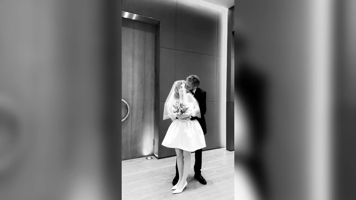 Анна с избранником. Фото  © Telegram / «Анна Цуканова-Котт» 