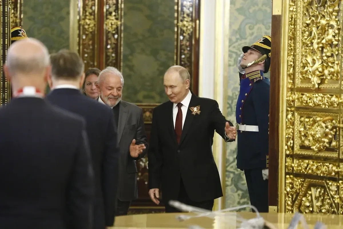 Владимир Путин и Лула да Силва в Кремле. Фото © Life.ru