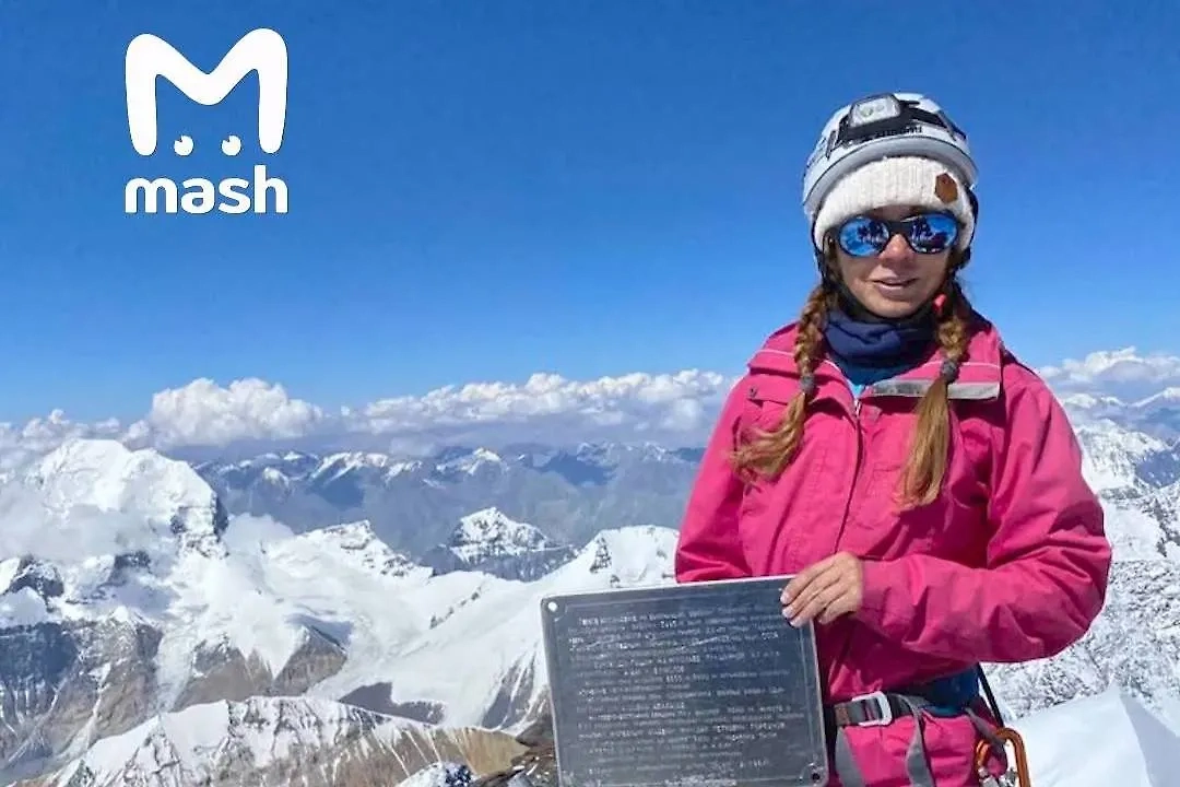 Российская альпинистка Наталья. Обложка © Telegram / Mash