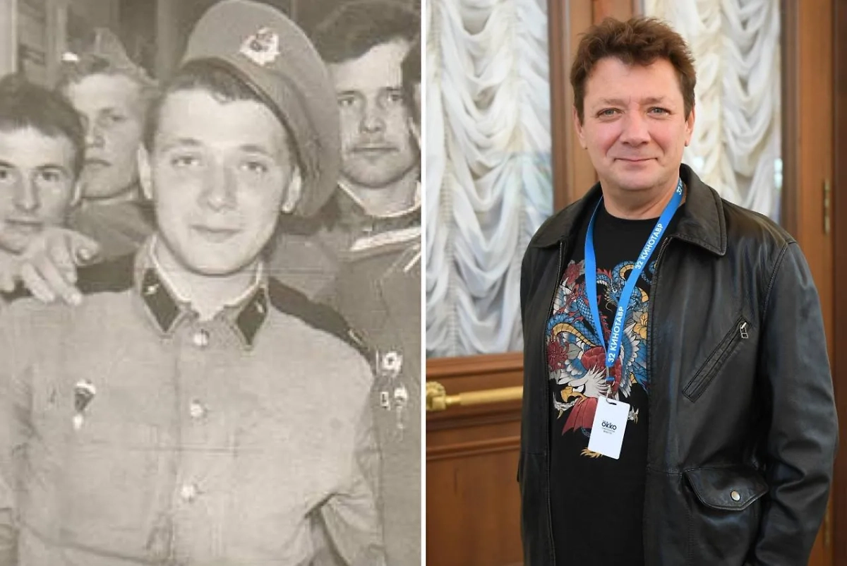 Актёр Ян Цапник — десантник-разведчик. Фото © VK / Группа Советских Войск в Германии (1945-1994), © РИА «Новости» / Екатерина Чеснокова