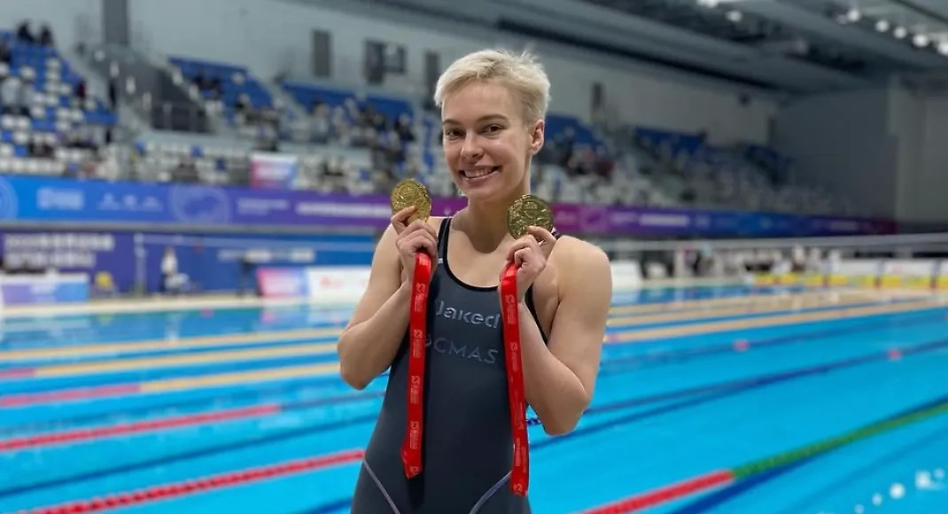 Пловчиха Диана Слисева. Обложка © Instagram (признан экстремистской организацией и запрещён на территории Российской Федерации)/ slisevadiana