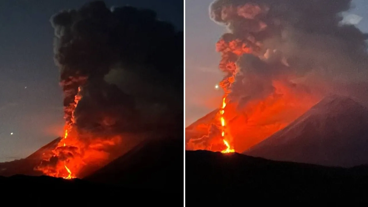 Извержение вулкана Ключевская сопка. Обложка © Telegram / Масс Медиа Камчатка / Пётр Василькевич