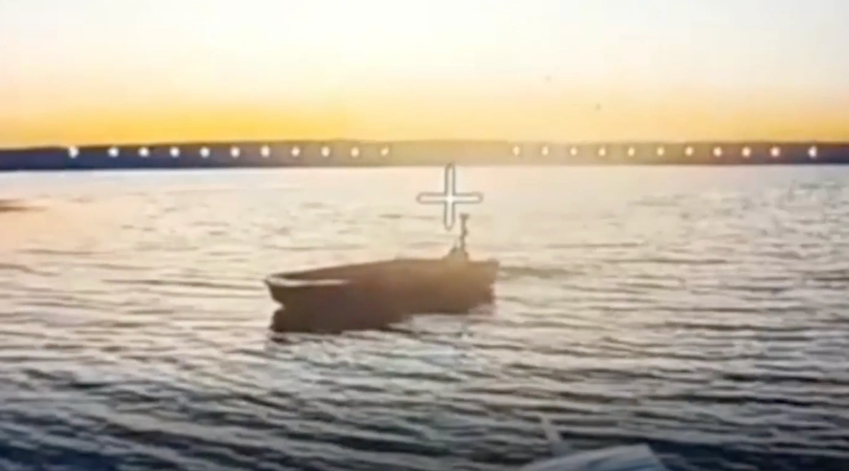 Лодка ВСУ. Фото © Минобороны России