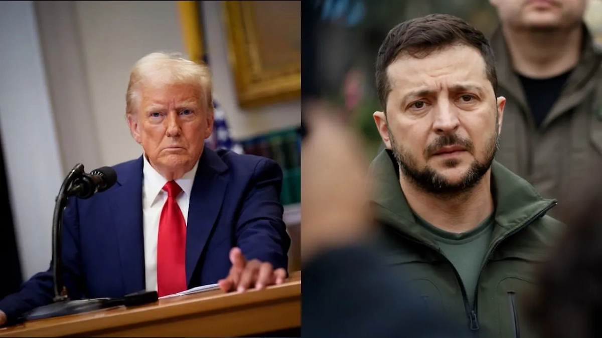 Дональд Трамп и Владимир Зеленский. Обложка © Shutterstock / FOTODOM / Brian Jason / Oleksandr Osipov