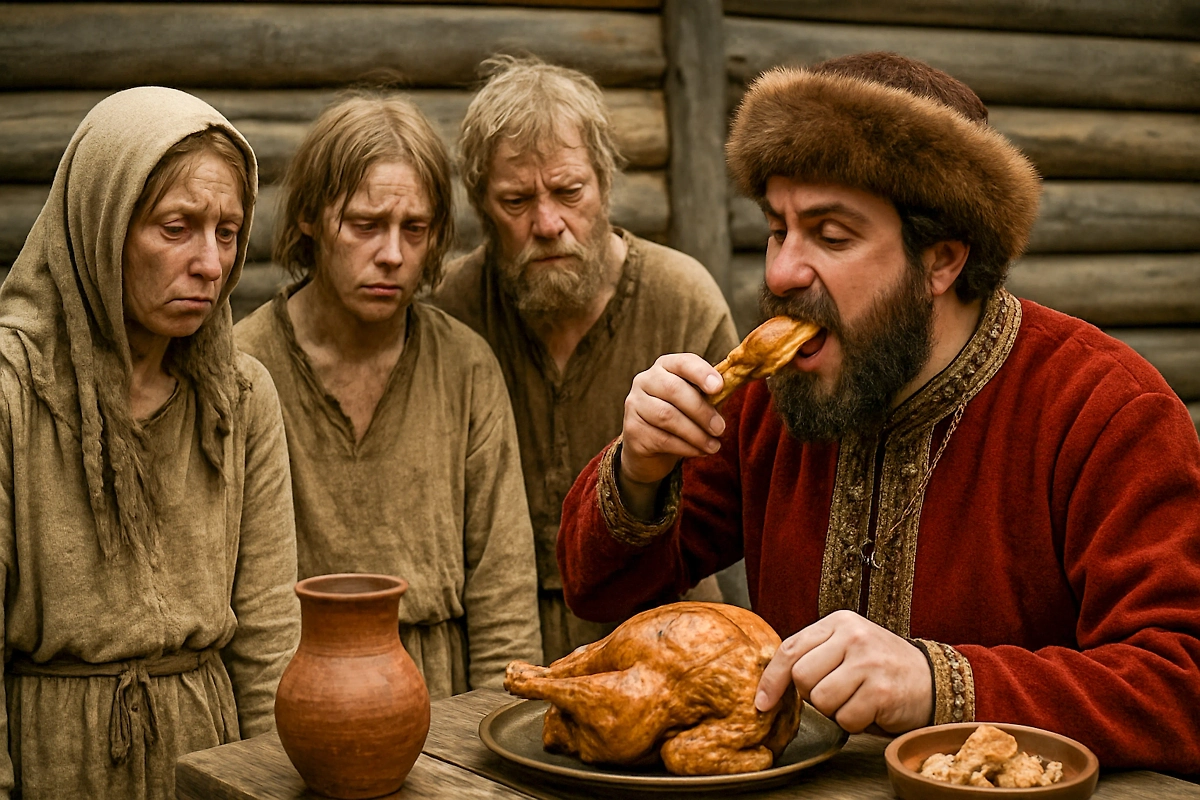 Как становились холопами на Руси: 5 способов попасть в рабство. Обложка © ChatGPT