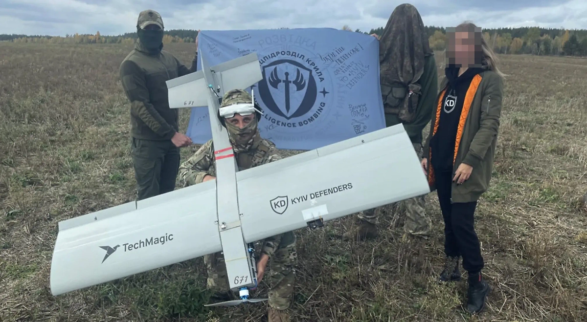 Украинский БПЛА «Дартс» стал двухмоторным. Фото © Соцсети