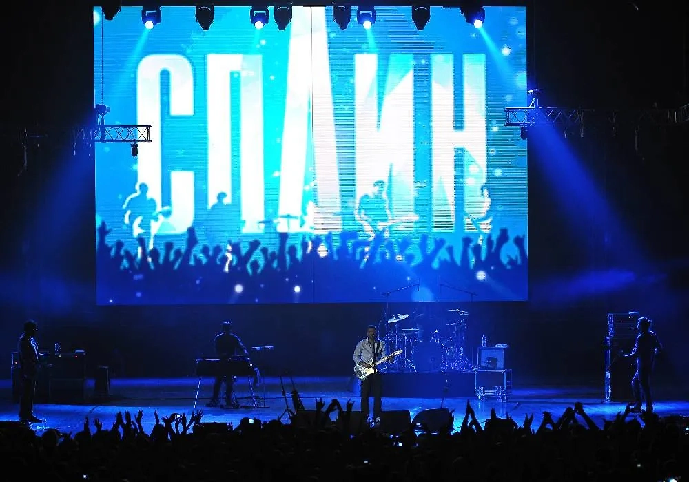 Музыканты группы «Сплин» недовольны тем, что из-за позиции Васильева не могут выступать в России. Фото © ТАСС / Новодережкин 